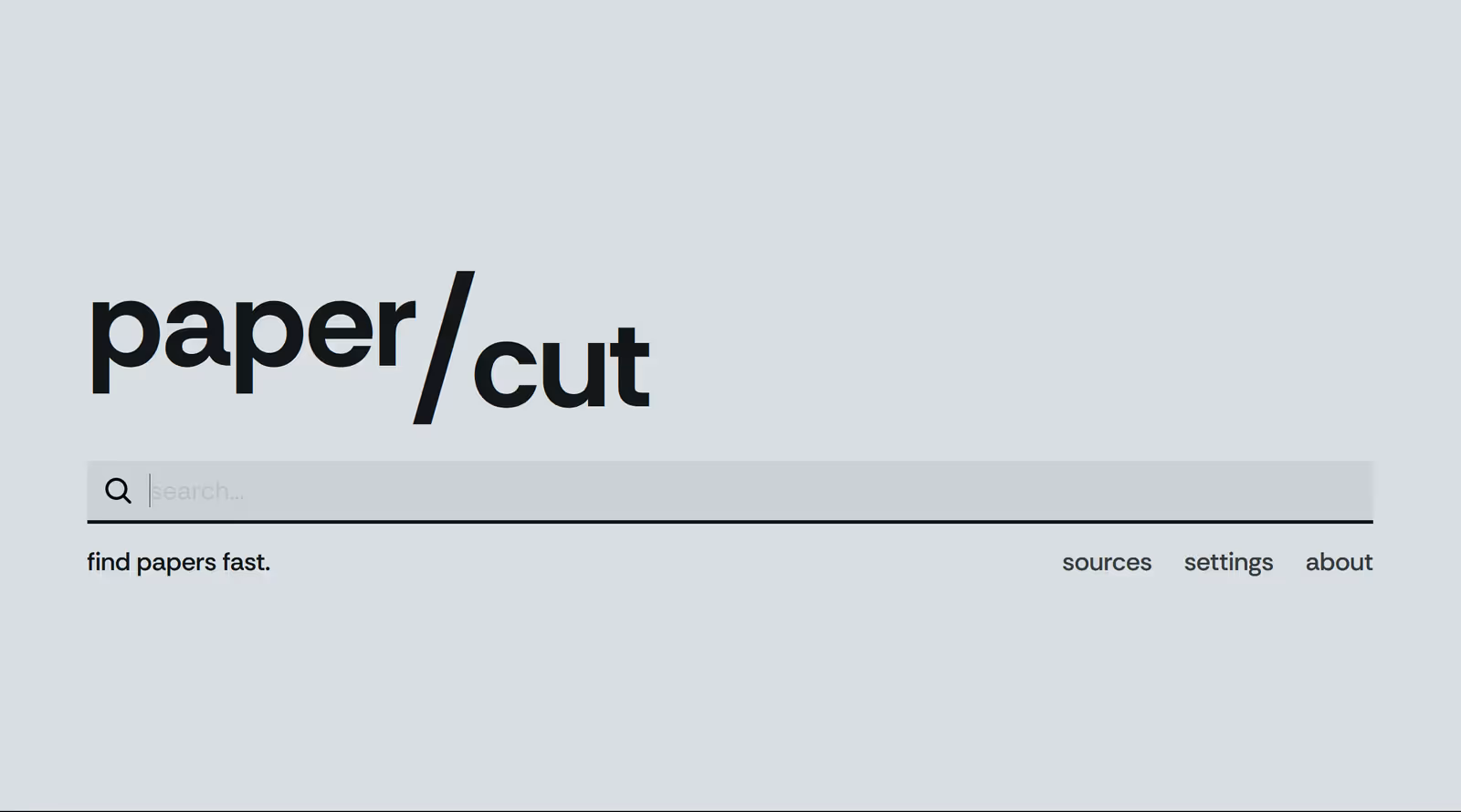 papercut homepage screenshot